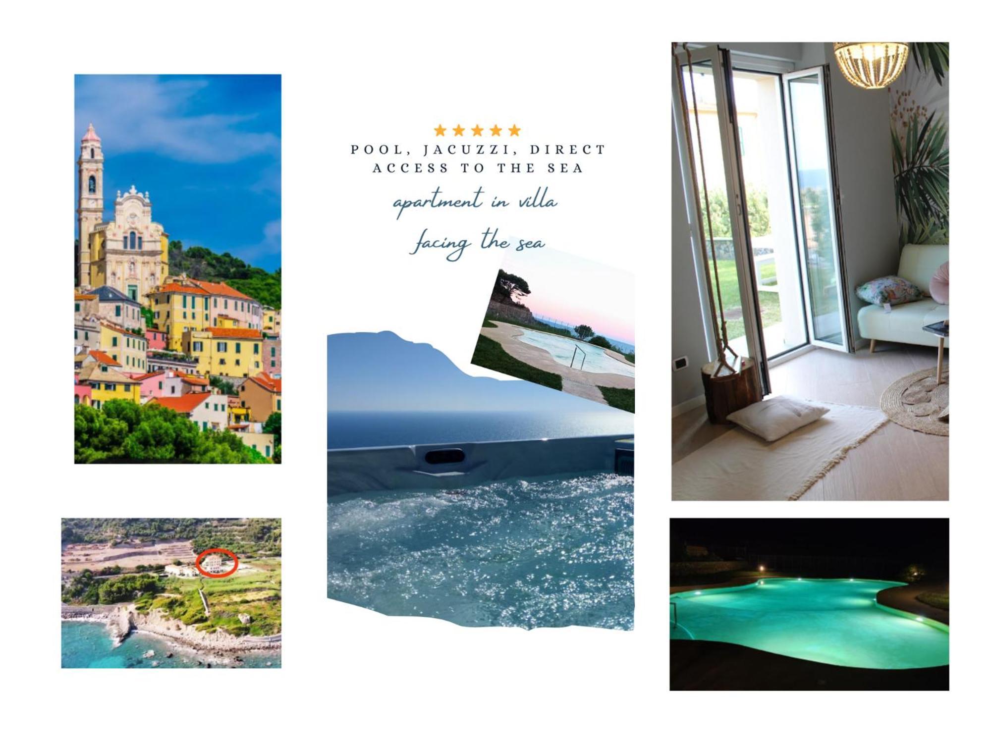 Cluxury-Torre Dei Saraceni Boutique Apt By The Sea Beach, Pool,Private Jacuzzi, Parking Cervo Dış mekan fotoğraf